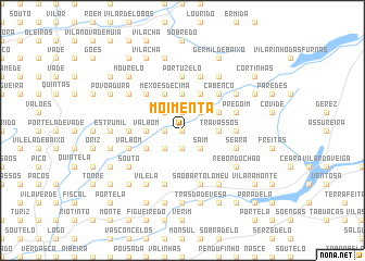 map of Moimenta