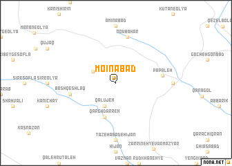 map of Mo‘īnābād