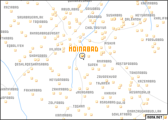 map of Mo‘īnābād