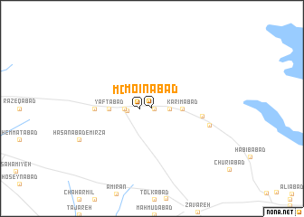 map of Mo‘īnābād