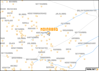 map of Mo‘īnābād