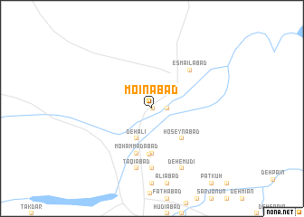 map of Mo‘īnābād