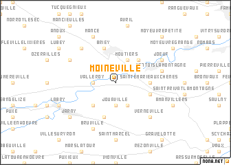 map of Moineville