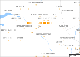 map of Moinhos de Vento