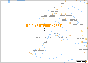 map of Mo‘īnīyeh-ye Mochāfet