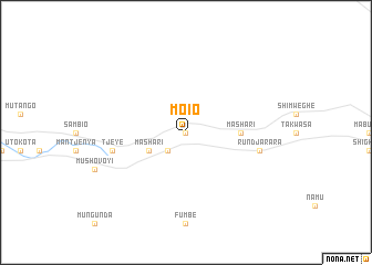 map of Móio