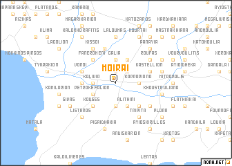 map of Moírai