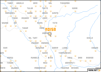 map of Moisa