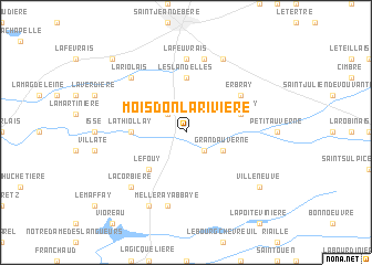 map of Moisdon-la-Rivière