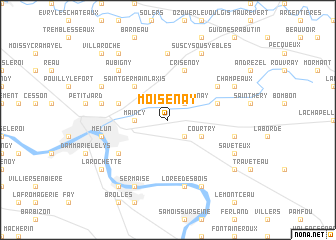 map of Moisenay