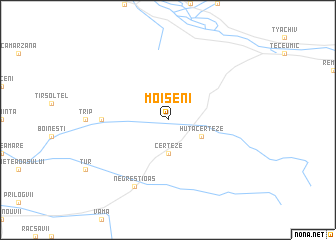 map of Moişeni