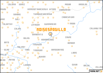 map of Moises Padilla