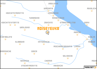 map of Moiseyevka