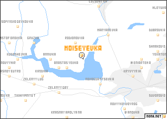 map of Moiseyevka