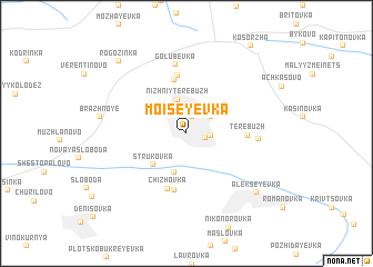 map of Moiseyevka