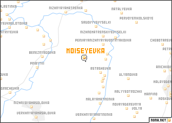 map of Moiseyevka