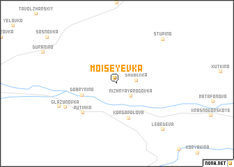 map of Moiseyevka