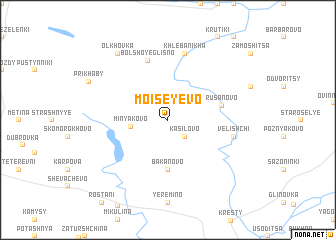 map of Moiseyevo