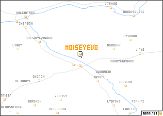 map of Moiseyevo