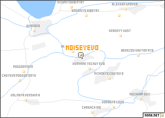 map of Moiseyevo