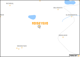 map of Moiseyevo