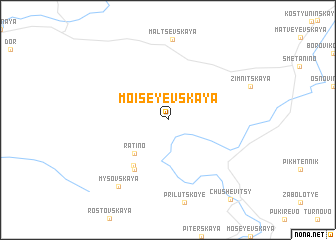 map of Moiseyevskaya