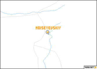 map of Moiseyevskiy
