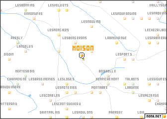 map of Moison