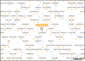 map of Moissac