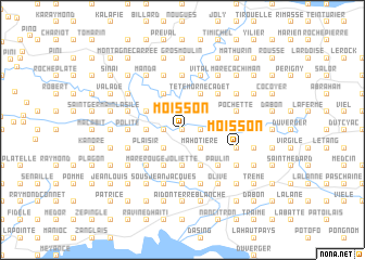 map of Moisson