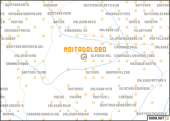 map of Moita do Lobo