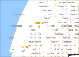 map of Moita