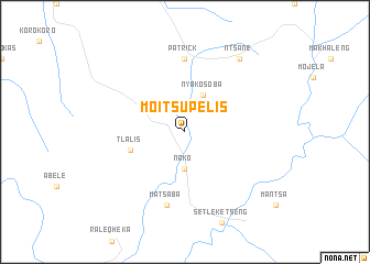 map of Moitsupelis