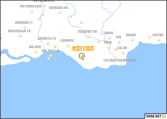 map of Moiyan