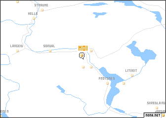 map of Moi