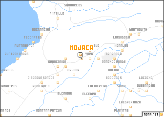 map of Mojaca