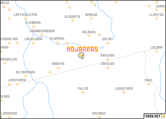 map of Mojarras