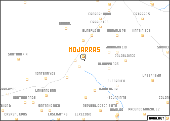map of Mojarras