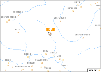 map of Môja