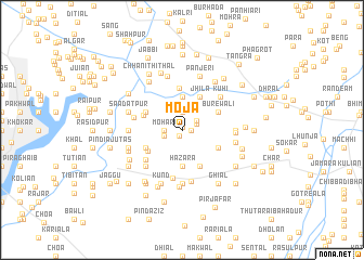 map of Moja