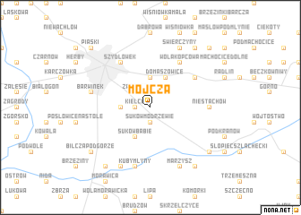 map of Mojcza