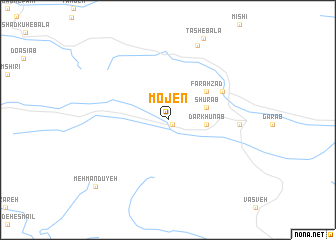 map of Mojen