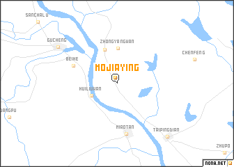 map of Mojiaying