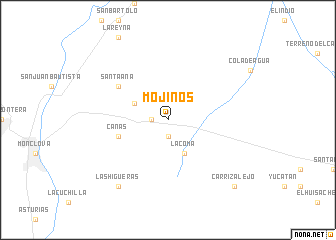 map of Mojinos