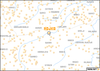 map of Mojka