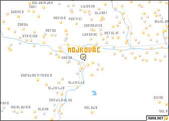 map of Mojkovac