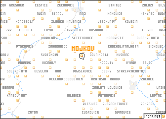 map of Mojkov