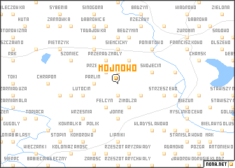 map of Mojnowo