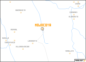 map of Mojocoya