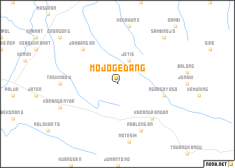 map of Mojogedang